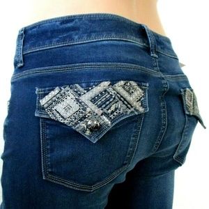 women's plus size jeans with rhinestones